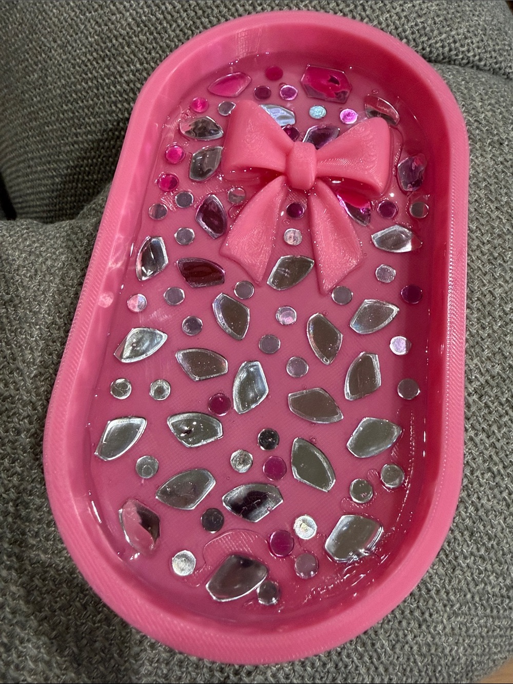 Pink Jewelry Tray